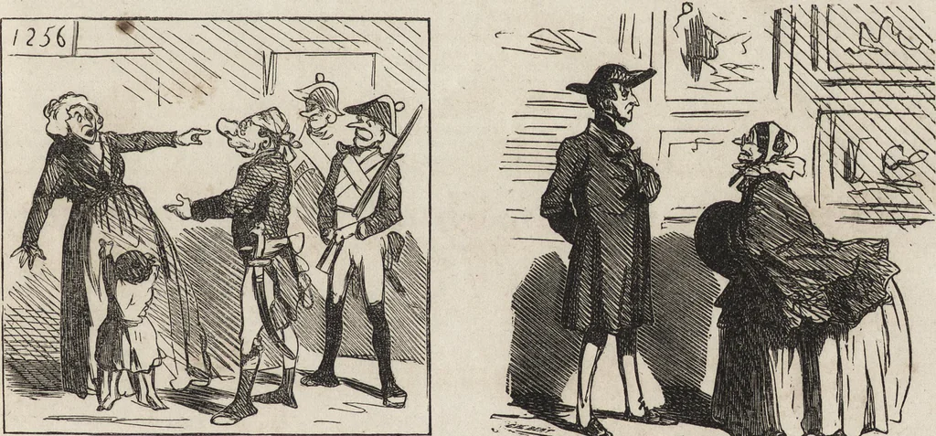 An illustration from Olla-Podrida, 1859, leaf 6