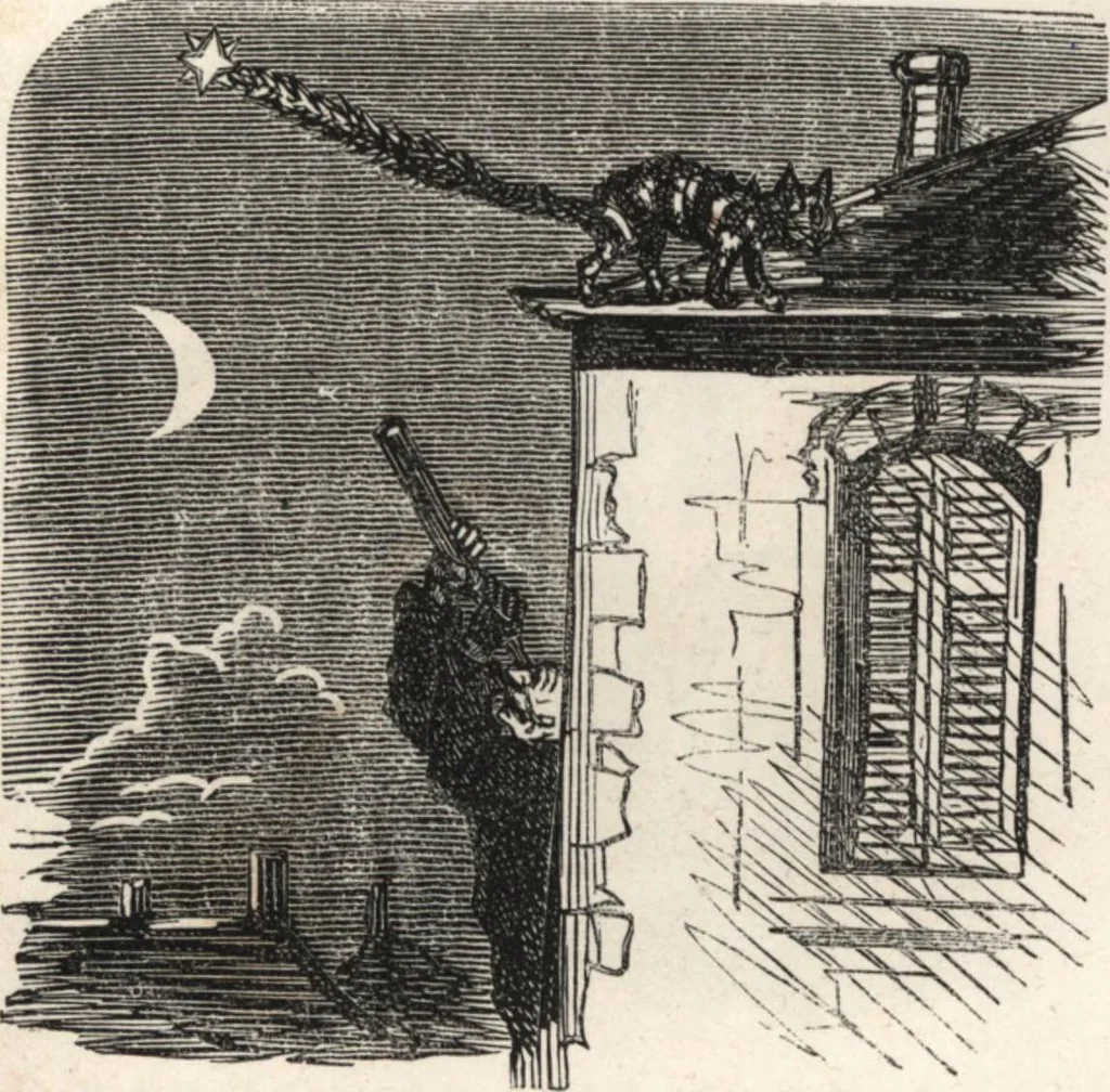 An illustration from Souvenirs comiques de l'an 1858, 1858, leaf 26