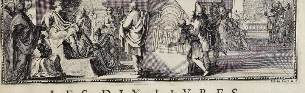 An illustration from Les dix livres d'architecture de Vitruve, corrigez et traduits nouvellement en françois, avec des notes & des figures, 1673, leaf 26