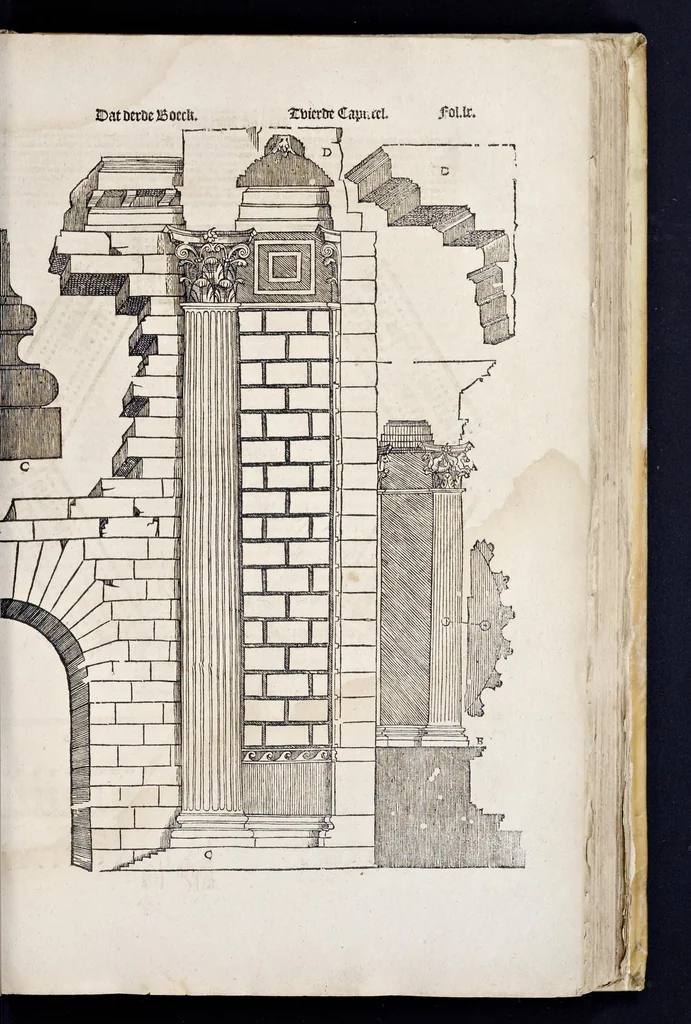 An illustration from Het eerste [-vijfde] boeck van de architecturen Sebastiani Serlij ..., 1616, leaf 166