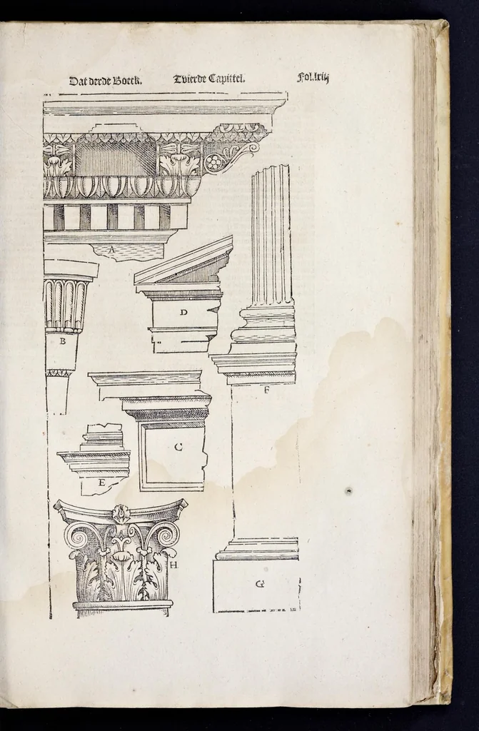 An illustration from Het eerste [-vijfde] boeck van de architecturen Sebastiani Serlij ..., 1616, leaf 212