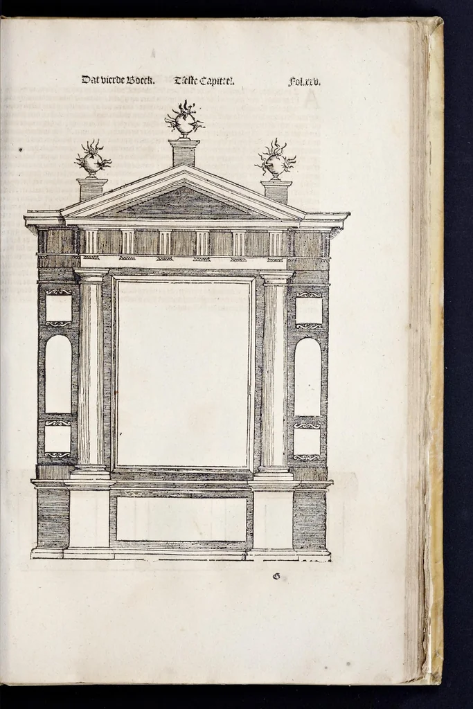 An illustration from Het eerste [-vijfde] boeck van de architecturen Sebastiani Serlij ..., 1616, leaf 284