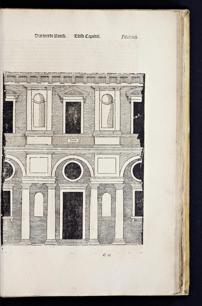 An illustration from Het eerste [-vijfde] boeck van de architecturen Sebastiani Serlij ..., 1616, leaf 288