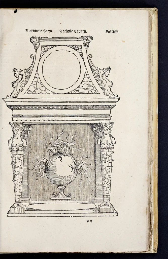An illustration from Het eerste [-vijfde] boeck van de architecturen Sebastiani Serlij ..., 1616, leaf 350