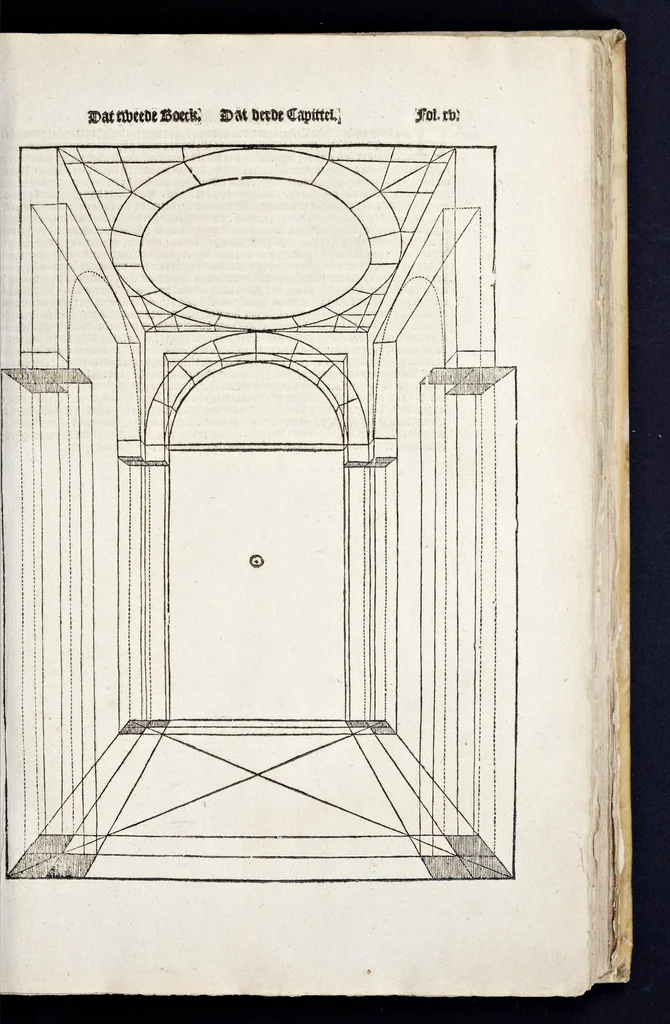 An illustration from Het eerste [-vijfde] boeck van de architecturen Sebastiani Serlij ..., 1616, leaf 60