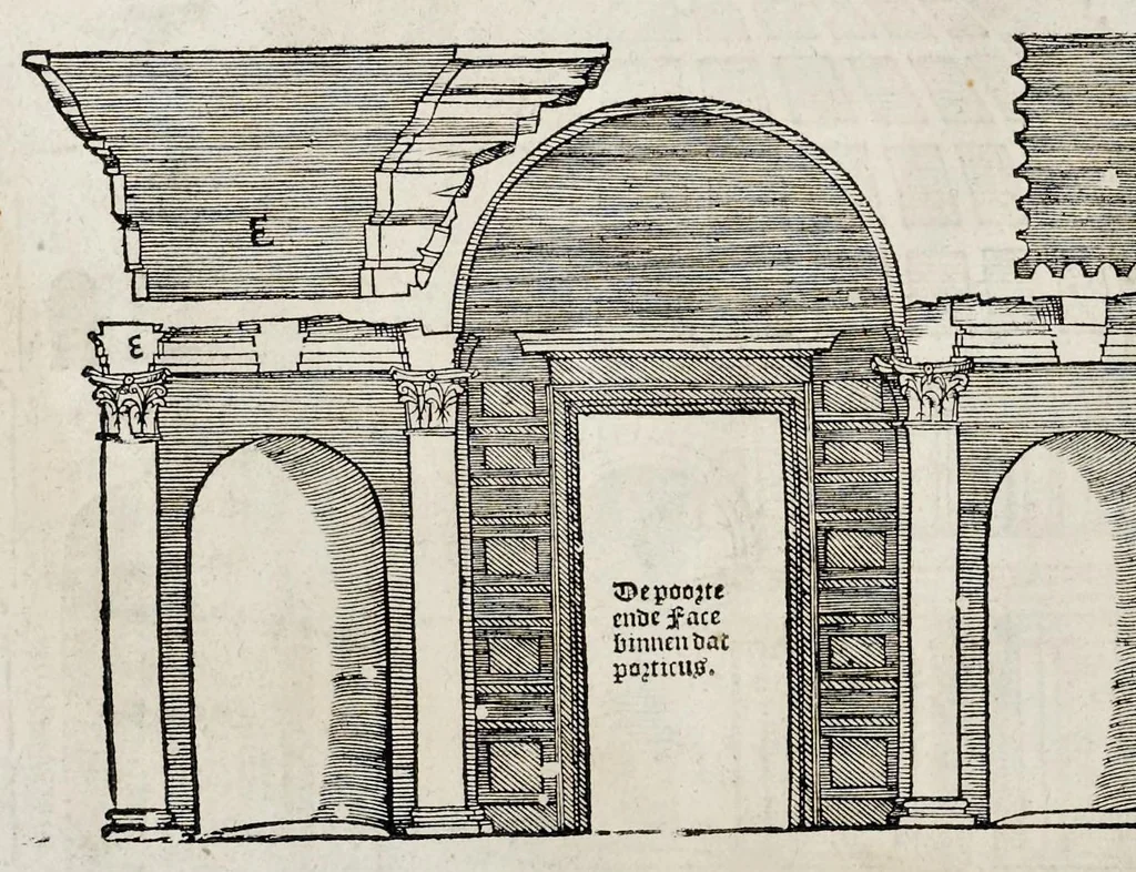 An illustration from Het eerste [-vijfde] boeck van de architecturen Sebastiani Serlij ..., 1616, leaf 95