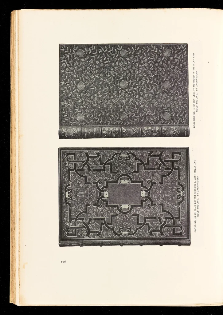 An illustration from The art of the book : a review of some recent European and American work in typography, page decoration & binding, 1914, leaf 125