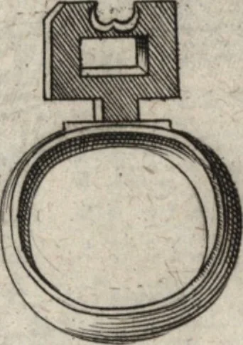 An illustration from Joh. Baptistae Casalii Romani De profanis et sacris veteribus ritibus opus tripartitum : cujus prima pars agit de profanis Ægyptiorum ritibus ... ; secunda pars agit de profanis Romanorum ritibus ... ; tertia pars agit de sacris Christianorum ritibus ... ; accedunt indices capitum, rerum item & verborum copiosissimi, & accuratissimi, 1681, leaf 156