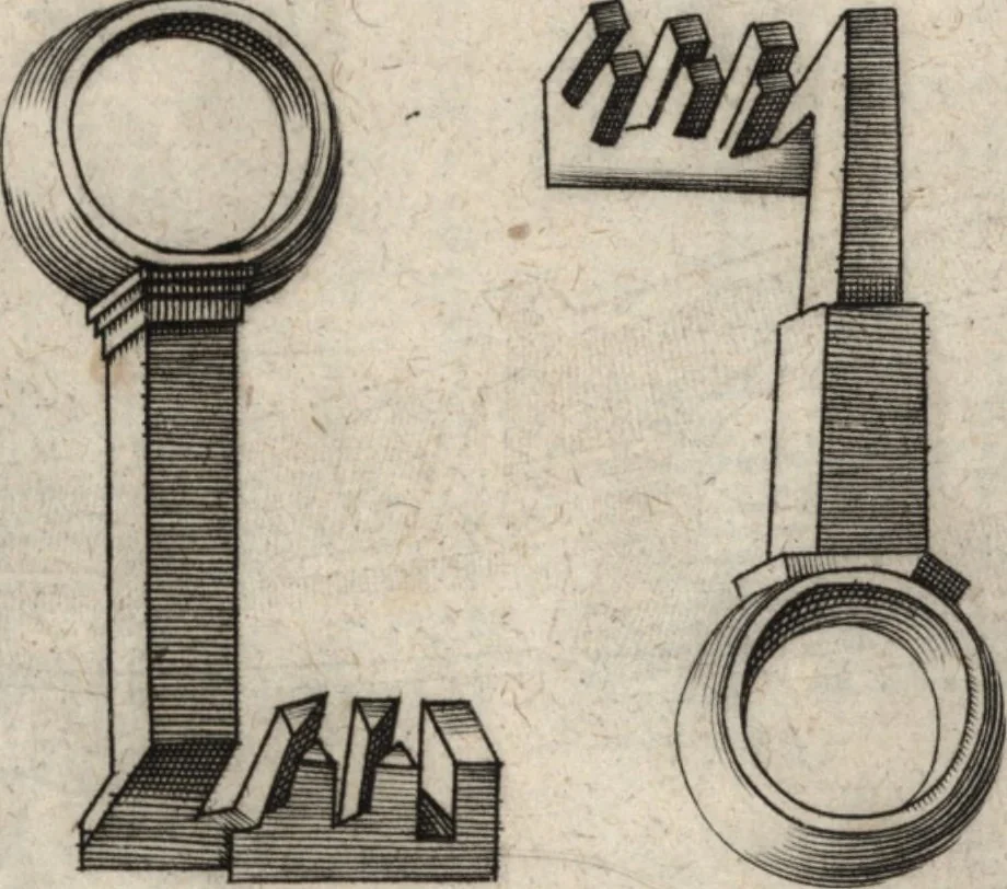 An illustration from Joh. Baptistae Casalii Romani De profanis et sacris veteribus ritibus opus tripartitum : cujus prima pars agit de profanis Ægyptiorum ritibus ... ; secunda pars agit de profanis Romanorum ritibus ... ; tertia pars agit de sacris Christianorum ritibus ... ; accedunt indices capitum, rerum item & verborum copiosissimi, & accuratissimi, 1681, leaf 156