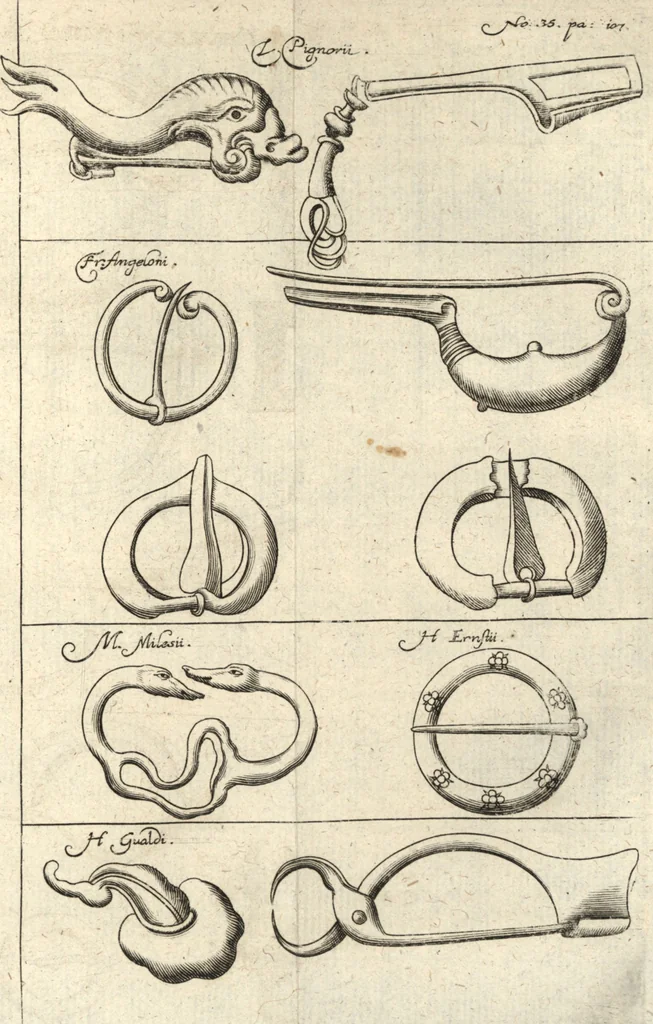An illustration from Joh. Baptistae Casalii Romani De profanis et sacris veteribus ritibus opus tripartitum : cujus prima pars agit de profanis Ægyptiorum ritibus ... ; secunda pars agit de profanis Romanorum ritibus ... ; tertia pars agit de sacris Christianorum ritibus ... ; accedunt indices capitum, rerum item & verborum copiosissimi, & accuratissimi, 1681, leaf 162