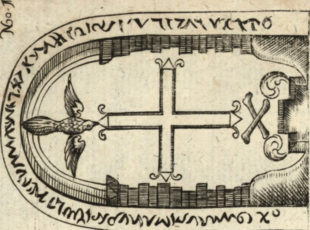 An illustration from Joh. Baptistae Casalii Romani De profanis et sacris veteribus ritibus opus tripartitum : cujus prima pars agit de profanis Ægyptiorum ritibus ... ; secunda pars agit de profanis Romanorum ritibus ... ; tertia pars agit de sacris Christianorum ritibus ... ; accedunt indices capitum, rerum item & verborum copiosissimi, & accuratissimi, 1681, leaf 256
