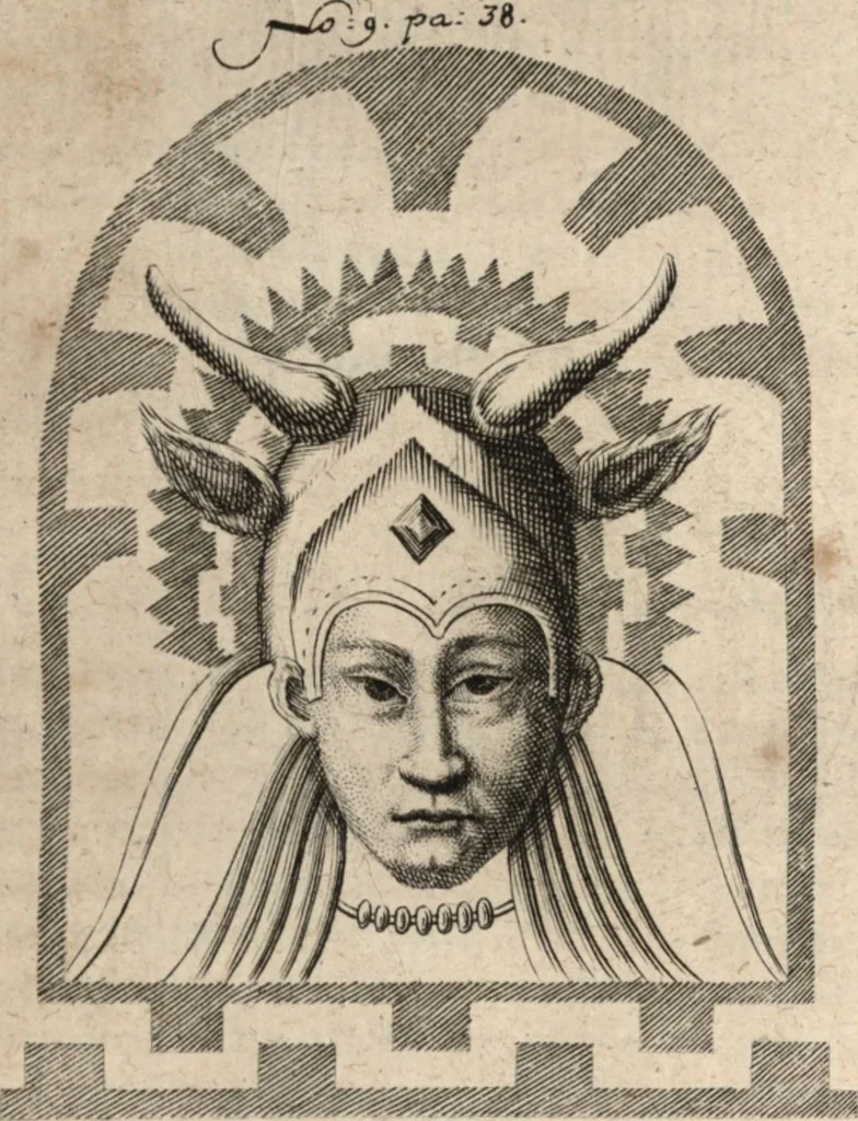 An illustration from Joh. Baptistae Casalii Romani De profanis et sacris veteribus ritibus opus tripartitum : cujus prima pars agit de profanis Ægyptiorum ritibus ... ; secunda pars agit de profanis Romanorum ritibus ... ; tertia pars agit de sacris Christianorum ritibus ... ; accedunt indices capitum, rerum item & verborum copiosissimi, & accuratissimi, 1681, leaf 56