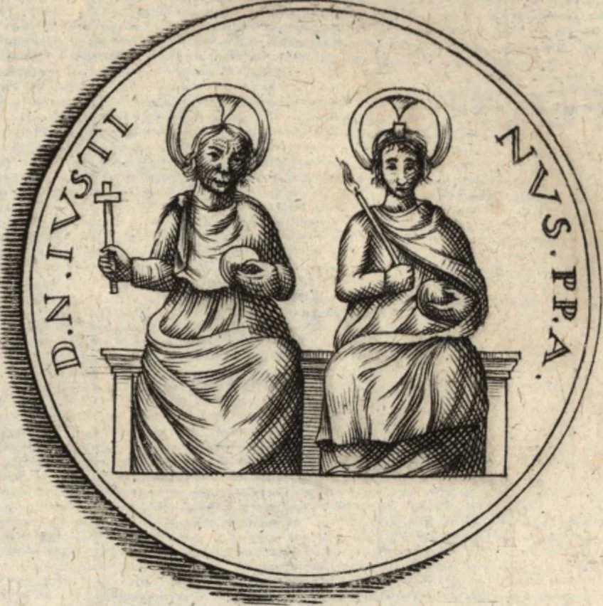 An illustration from Joh. Baptistae Casalii Romani De profanis et sacris veteribus ritibus opus tripartitum : cujus prima pars agit de profanis Ægyptiorum ritibus ... ; secunda pars agit de profanis Romanorum ritibus ... ; tertia pars agit de sacris Christianorum ritibus ... ; accedunt indices capitum, rerum item & verborum copiosissimi, & accuratissimi, 1681, leaf 78