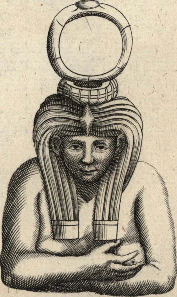An illustration from Joh. Baptistae Casalii Romani De profanis et sacris veteribus ritibus opus tripartitum : cujus prima pars agit de profanis Ægyptiorum ritibus ... ; secunda pars agit de profanis Romanorum ritibus ... ; tertia pars agit de sacris Christianorum ritibus ... ; accedunt indices capitum, rerum item & verborum copiosissimi, & accuratissimi, 1681, leaf 78