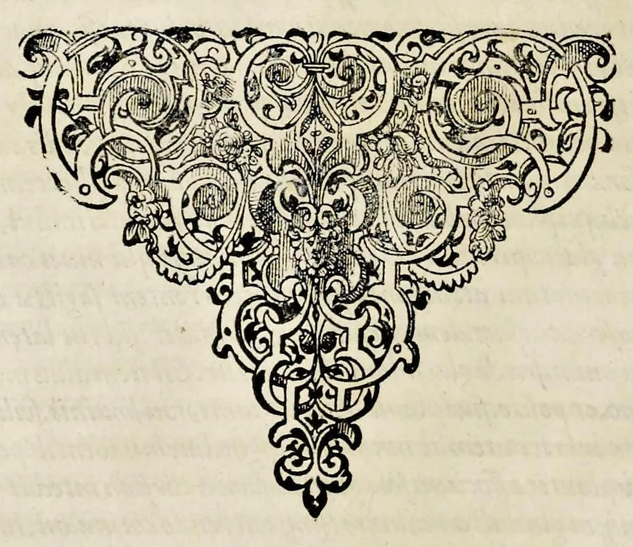An illustration from Pandectae trivmphales, siue, Pomparvm et festorvm ac solennivm apparatvvm, conviviorvm, spectacvlorvm, simvlacrorvm bellicorvm equestrivm et pedestrivm, navmachiarum, ludorum deniq[ue] omnium nobiliorum, quot hactenus vbiq[ue] gentium re bello bene gesta ... edita concelebrataque sunt, tomi dvo : qvorvm prior de trivmphis ... heroum ... tractat : posterior ... hastilvdiorvm per Germaniam tradit initia ..., 1586, leaf 301