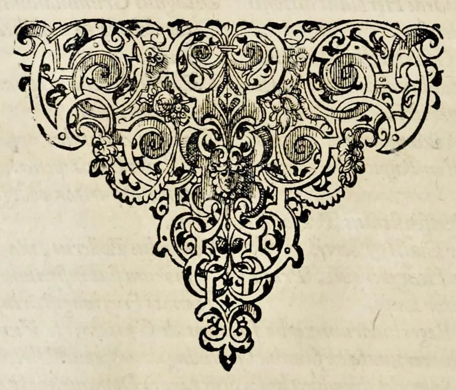 An illustration from Pandectae trivmphales, siue, Pomparvm et festorvm ac solennivm apparatvvm, conviviorvm, spectacvlorvm, simvlacrorvm bellicorvm equestrivm et pedestrivm, navmachiarum, ludorum deniq[ue] omnium nobiliorum, quot hactenus vbiq[ue] gentium re bello bene gesta ... edita concelebrataque sunt, tomi dvo : qvorvm prior de trivmphis ... heroum ... tractat : posterior ... hastilvdiorvm per Germaniam tradit initia ..., 1586, leaf 805