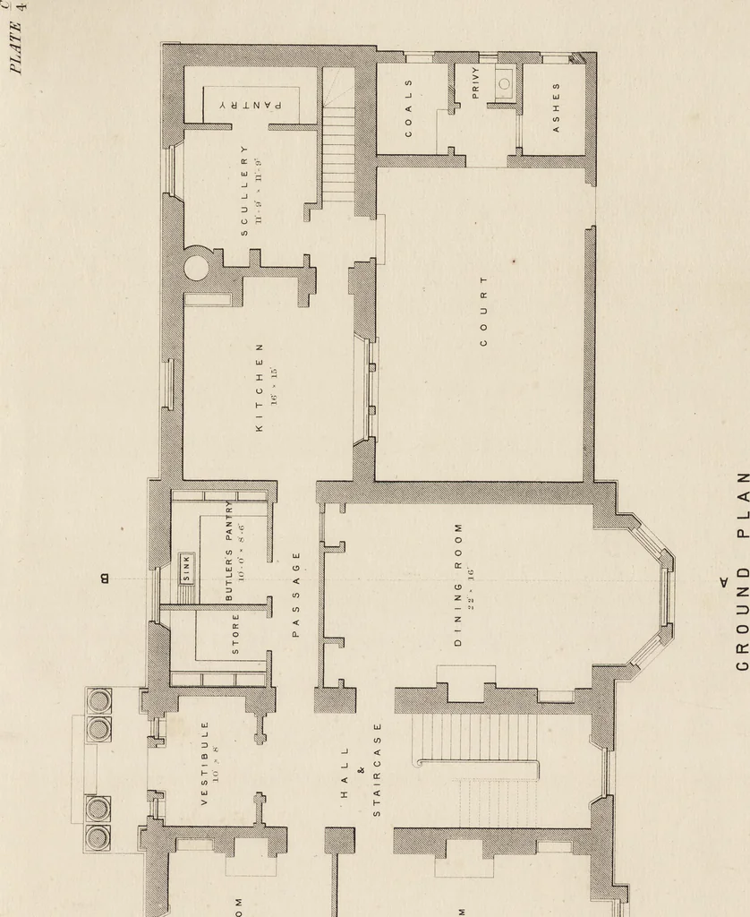 An illustration from Cottage, lodge, and villa architecture, 1870, leaf 100