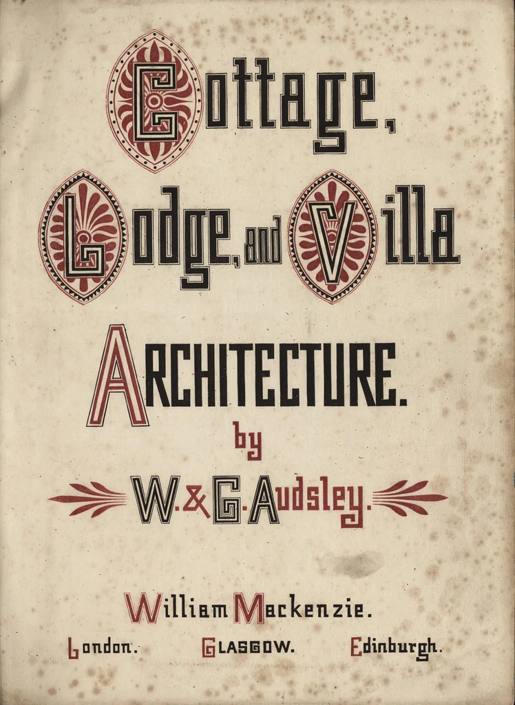 An illustration from Cottage, lodge, and villa architecture, 1870, leaf 12