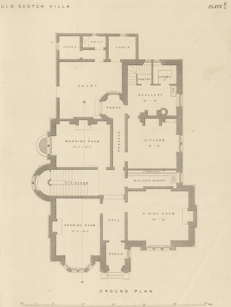 An illustration from Cottage, lodge, and villa architecture, 1870, leaf 126
