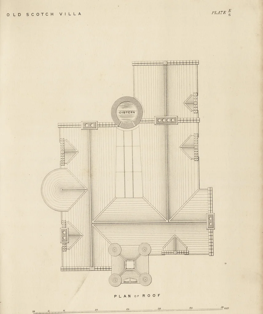 An illustration from Cottage, lodge, and villa architecture, 1870, leaf 132