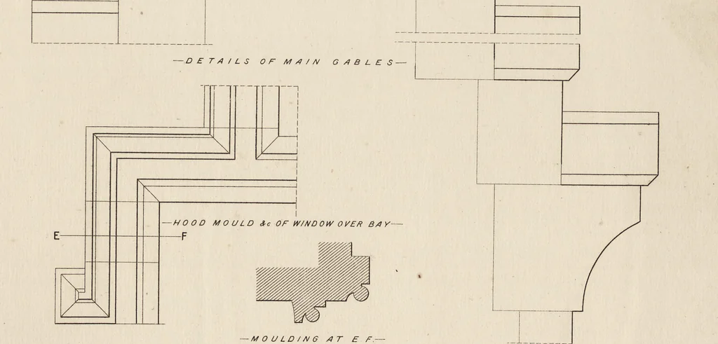 An illustration from Cottage, lodge, and villa architecture, 1870, leaf 136