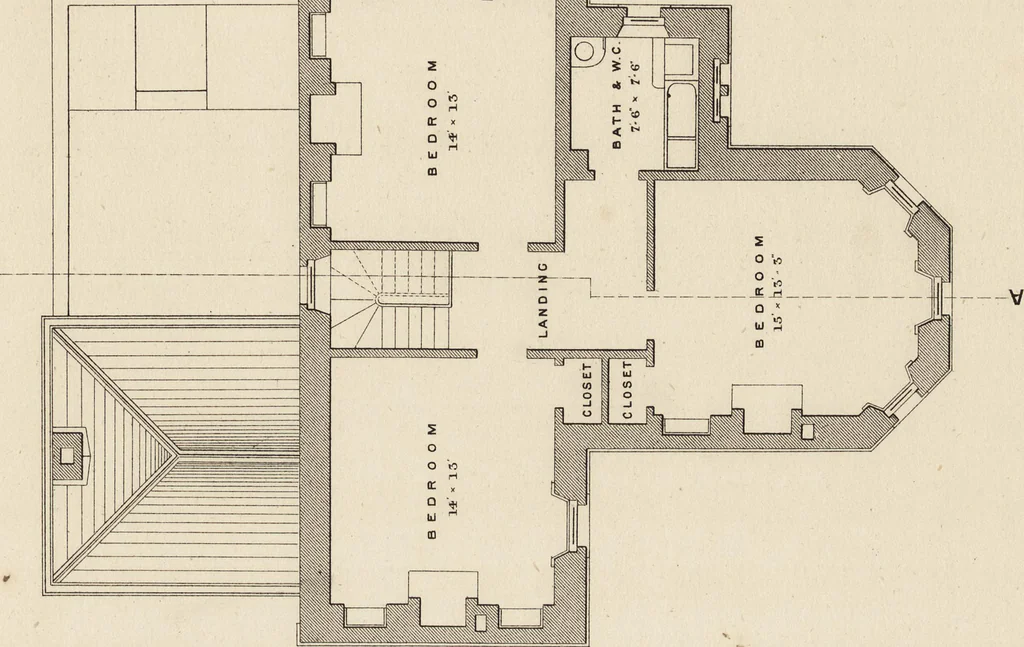 An illustration from Cottage, lodge, and villa architecture, 1870, leaf 144