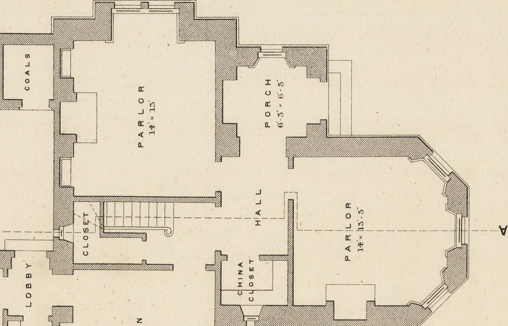 An illustration from Cottage, lodge, and villa architecture, 1870, leaf 144