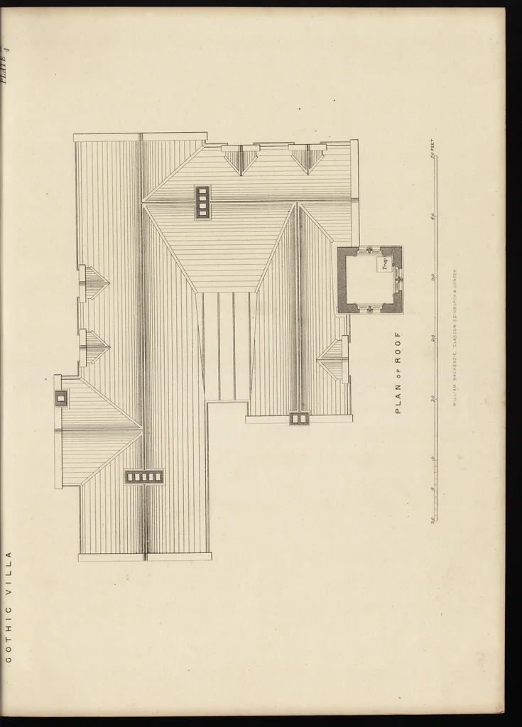 An illustration from Cottage, lodge, and villa architecture, 1870, leaf 164