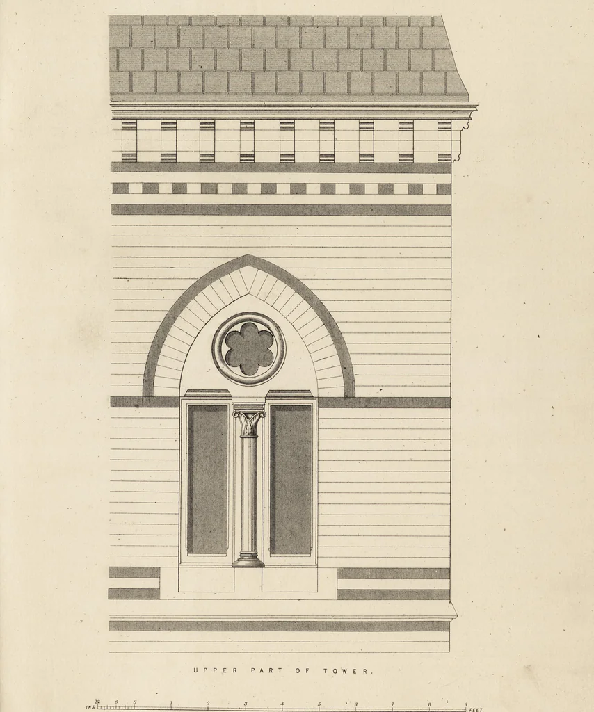 An illustration from Cottage, lodge, and villa architecture, 1870, leaf 170