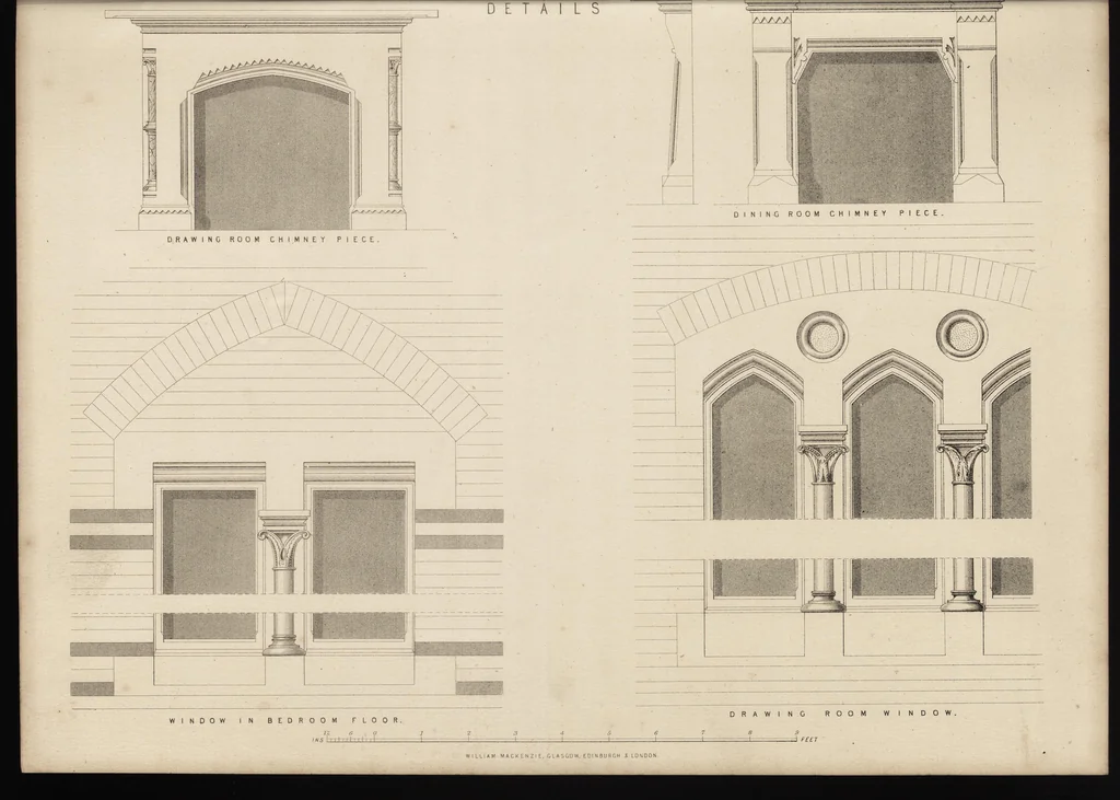An illustration from Cottage, lodge, and villa architecture, 1870, leaf 172