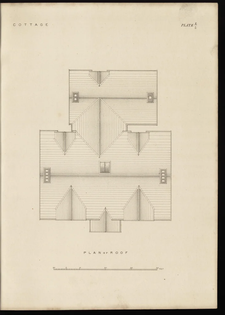 An illustration from Cottage, lodge, and villa architecture, 1870, leaf 212