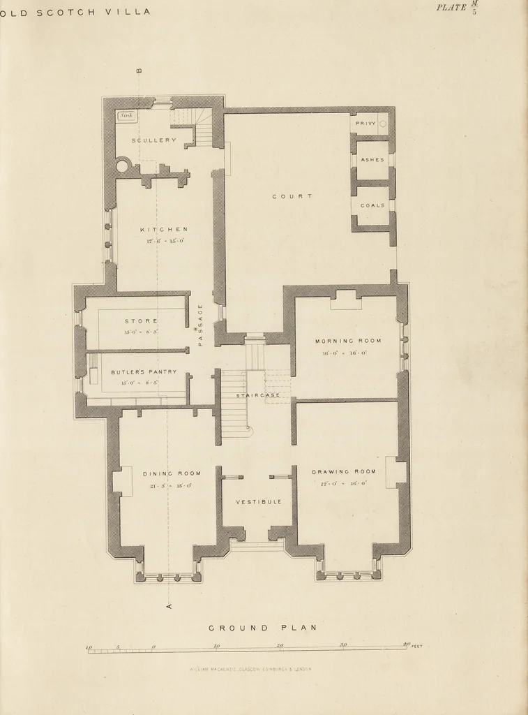 An illustration from Cottage, lodge, and villa architecture, 1870, leaf 226