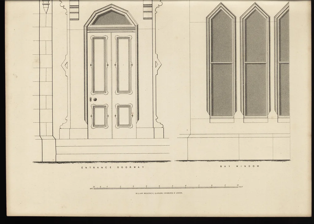 An illustration from Cottage, lodge, and villa architecture, 1870, leaf 232