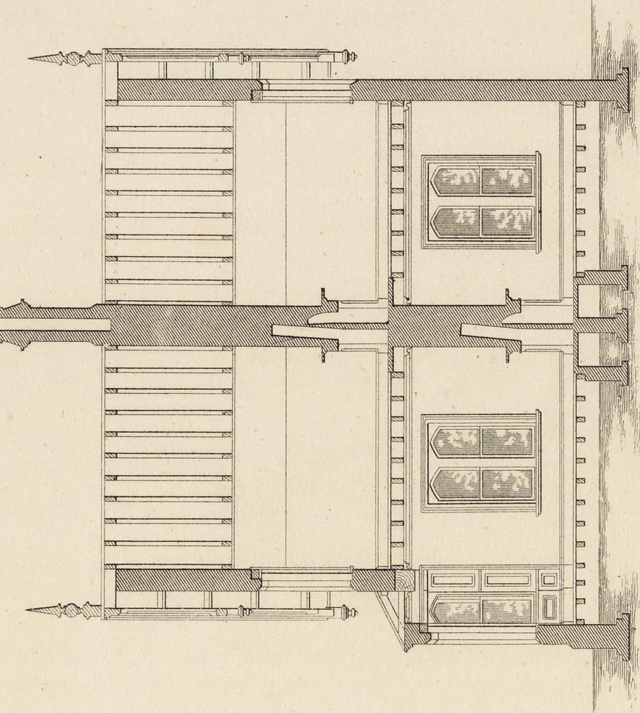 An illustration from Cottage, lodge, and villa architecture, 1870, leaf 238