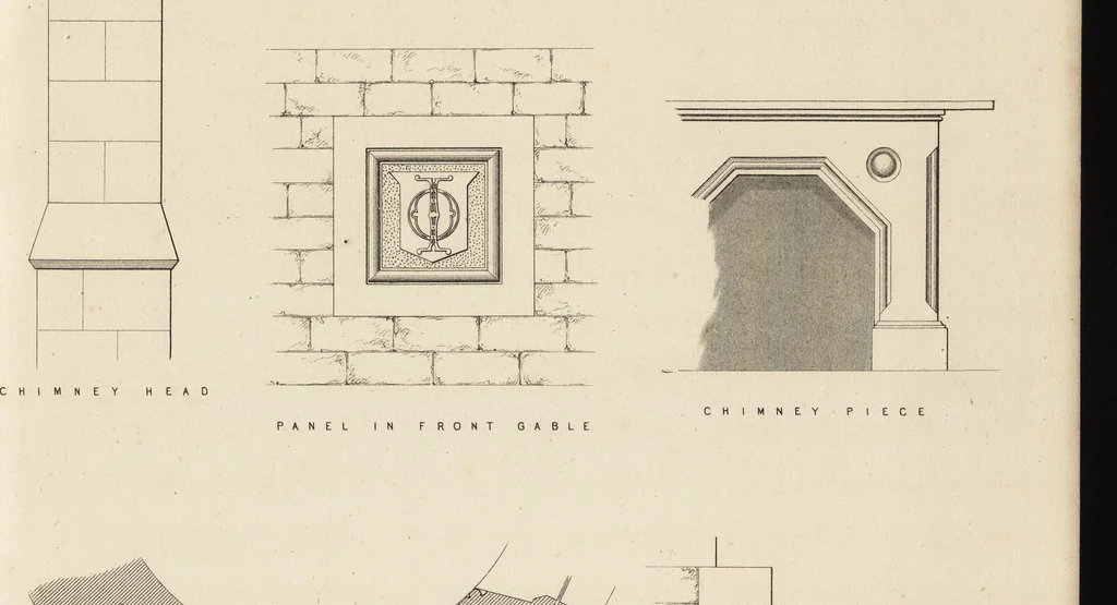 An illustration from Cottage, lodge, and villa architecture, 1870, leaf 252