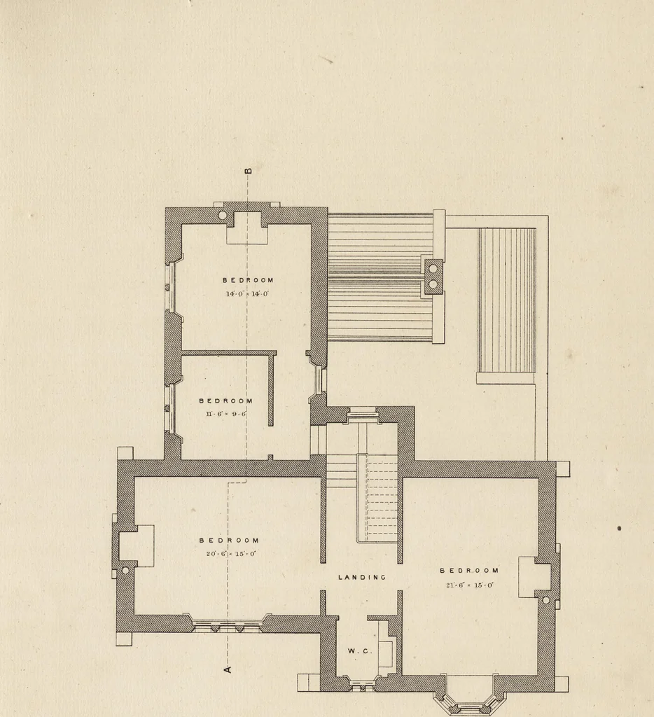 An illustration from Cottage, lodge, and villa architecture, 1870, leaf 282