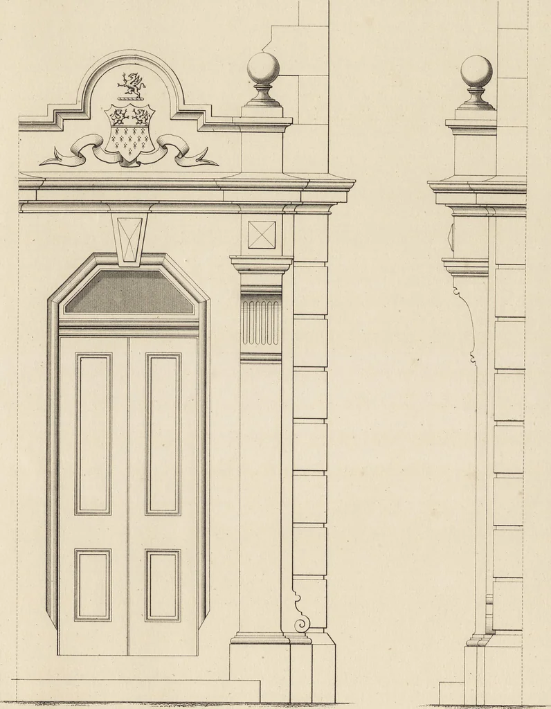 An illustration from Cottage, lodge, and villa architecture, 1870, leaf 292