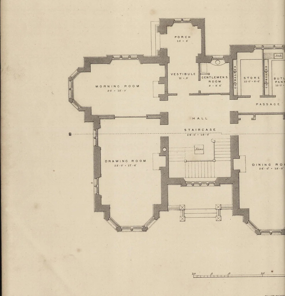An illustration from Cottage, lodge, and villa architecture, 1870, leaf 305
