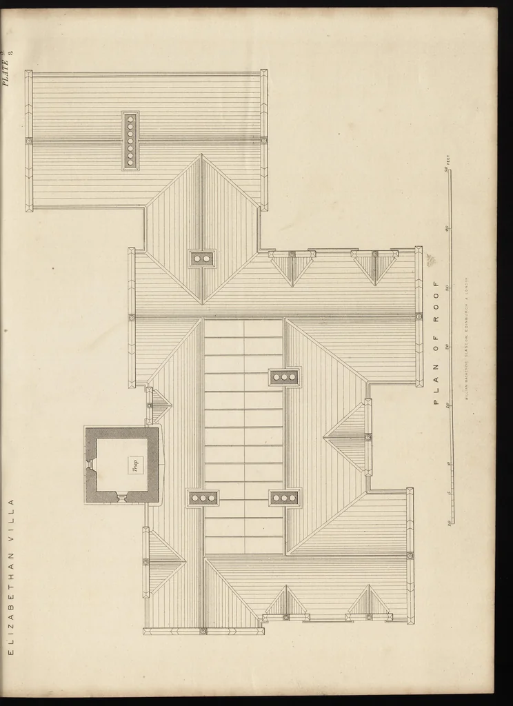 An illustration from Cottage, lodge, and villa architecture, 1870, leaf 316