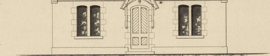 An illustration from Cottage, lodge, and villa architecture, 1870, leaf 332