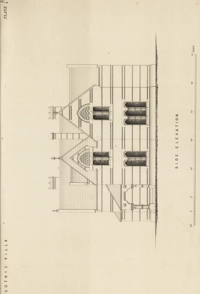 An illustration from Cottage, lodge, and villa architecture, 1870, leaf 356