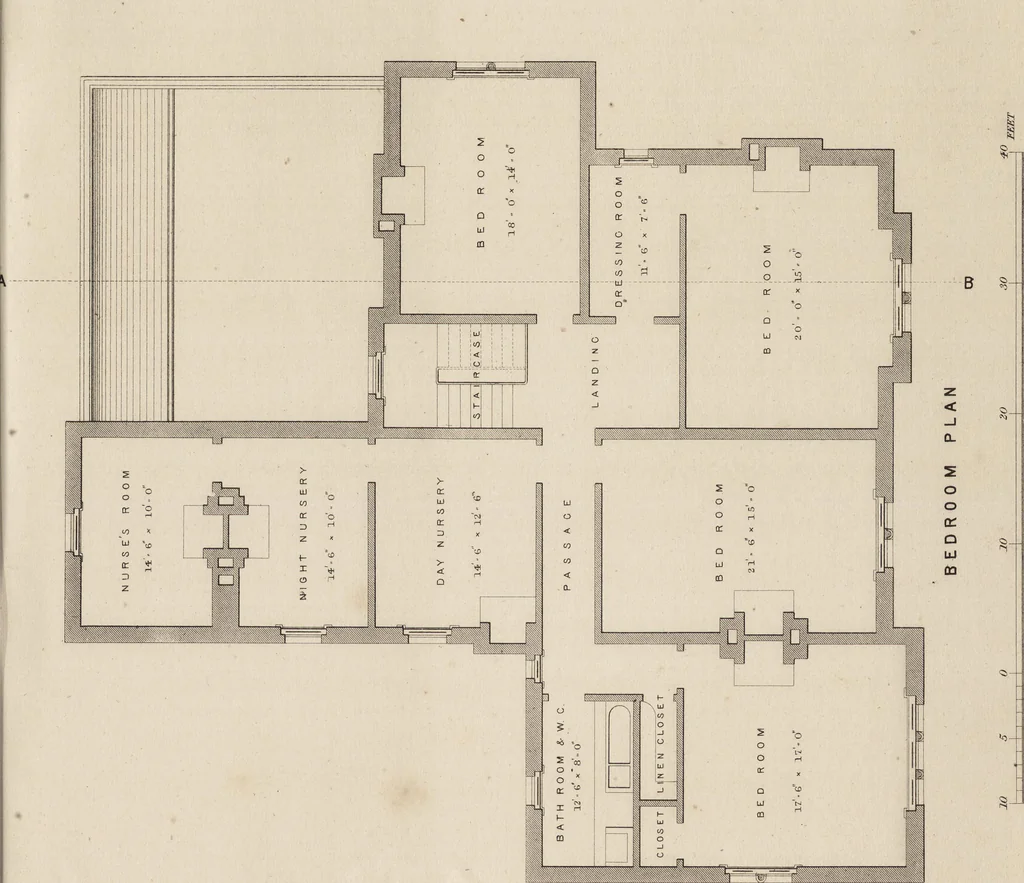 An illustration from Cottage, lodge, and villa architecture, 1870, leaf 374