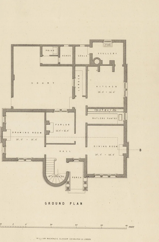 An illustration from Cottage, lodge, and villa architecture, 1870, leaf 386