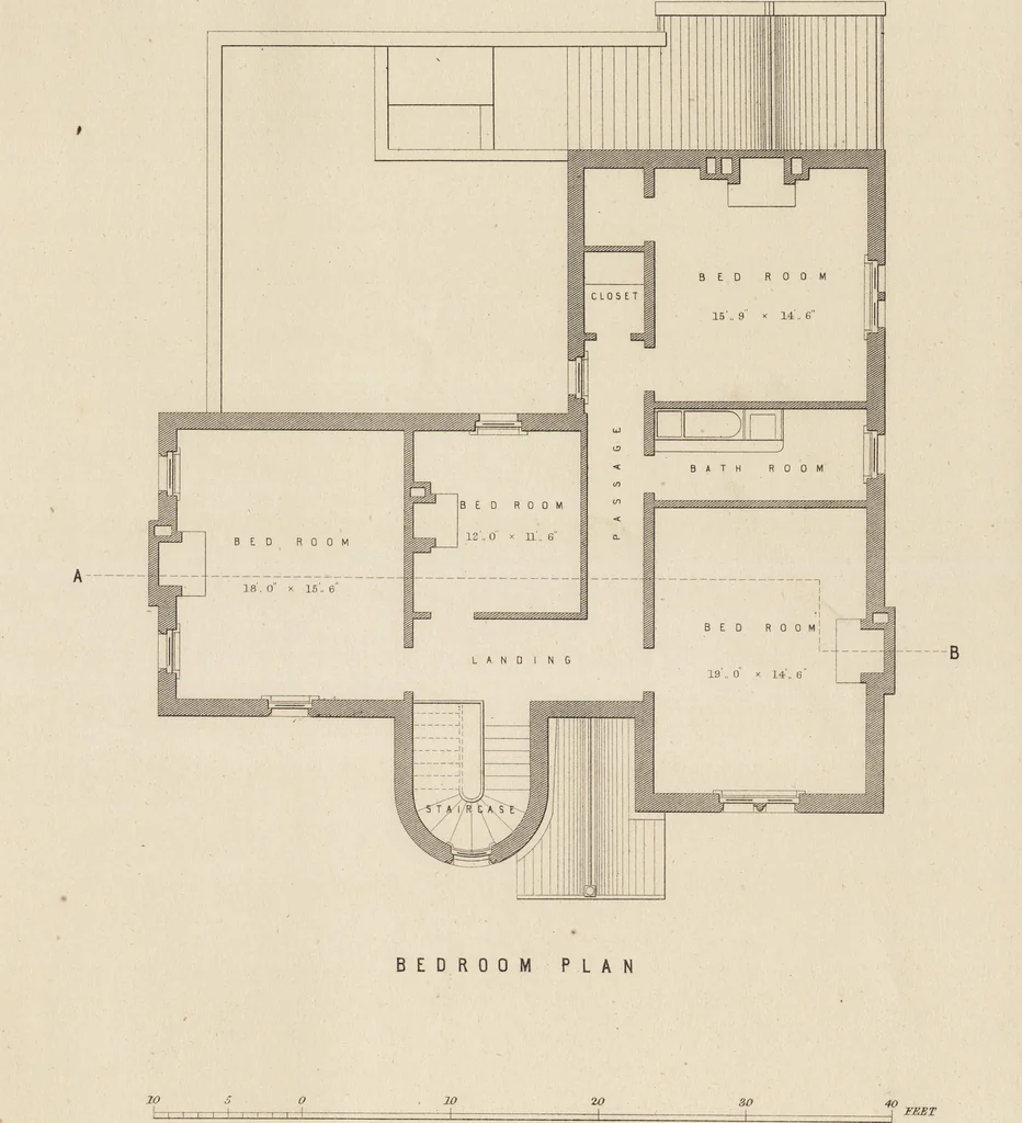 An illustration from Cottage, lodge, and villa architecture, 1870, leaf 388