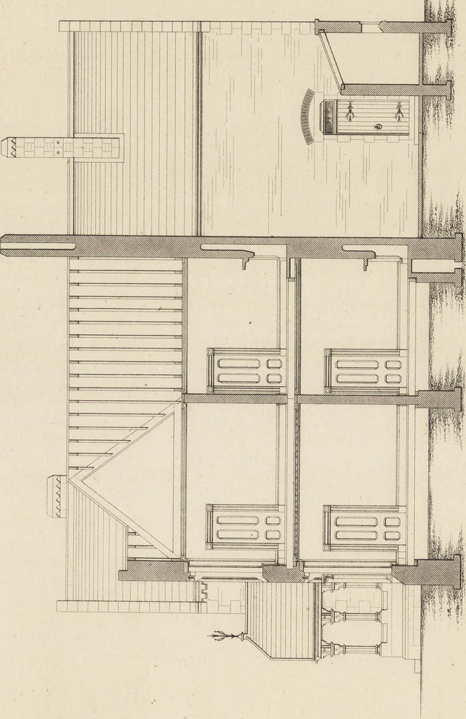 An illustration from Cottage, lodge, and villa architecture, 1870, leaf 406