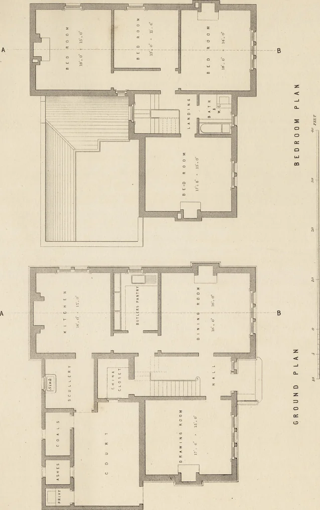 An illustration from Cottage, lodge, and villa architecture, 1870, leaf 410