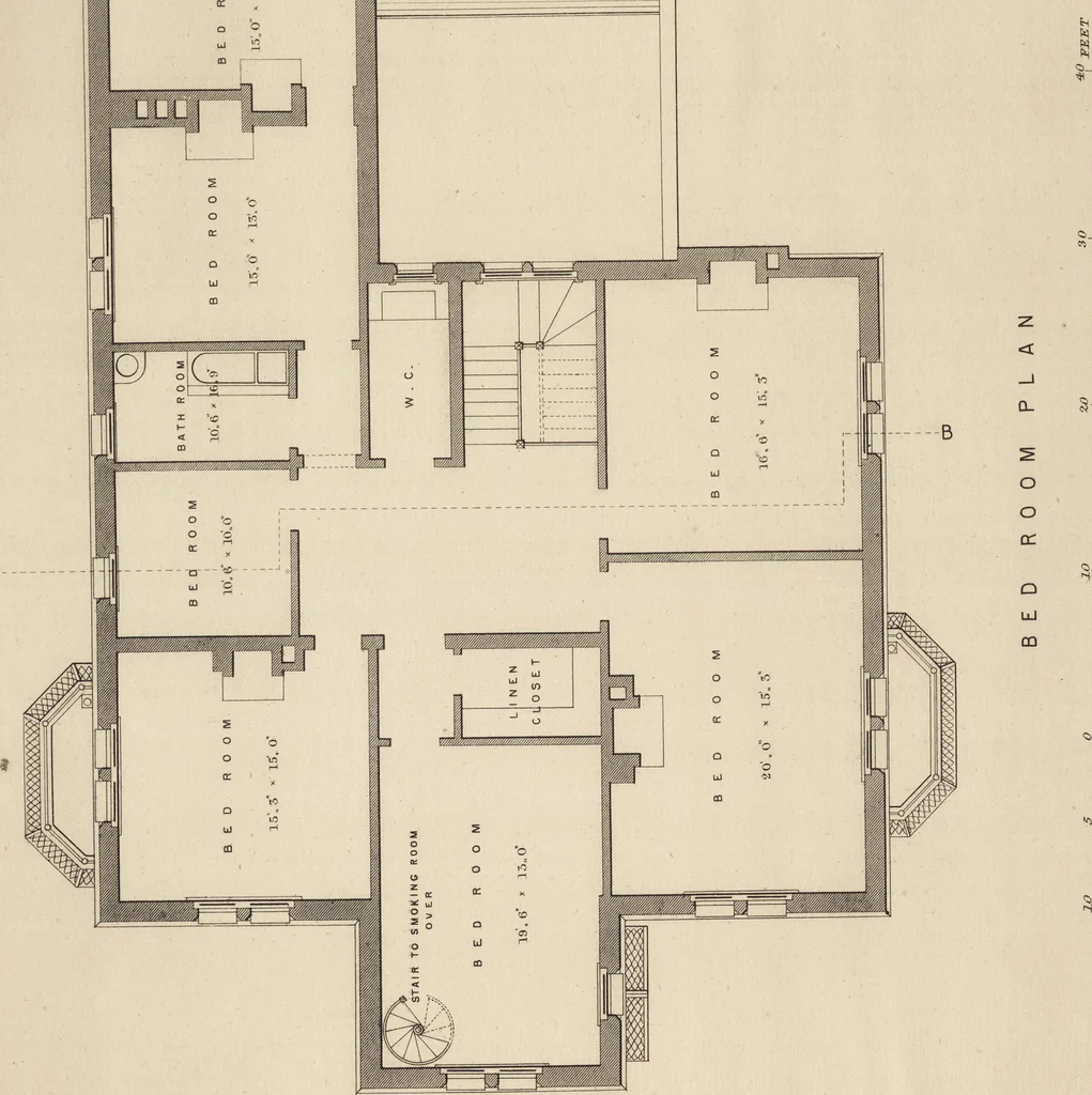 An illustration from Cottage, lodge, and villa architecture, 1870, leaf 418
