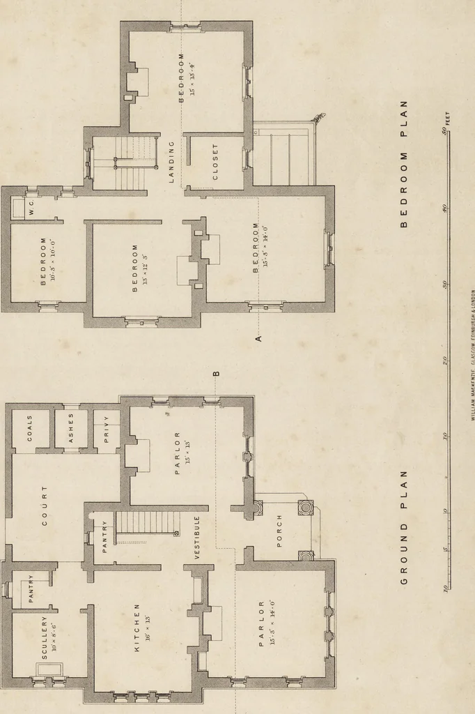 An illustration from Cottage, lodge, and villa architecture, 1870, leaf 76