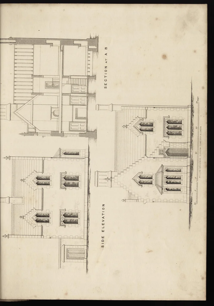 An illustration from Cottage, lodge, and villa architecture, 1870, leaf 84