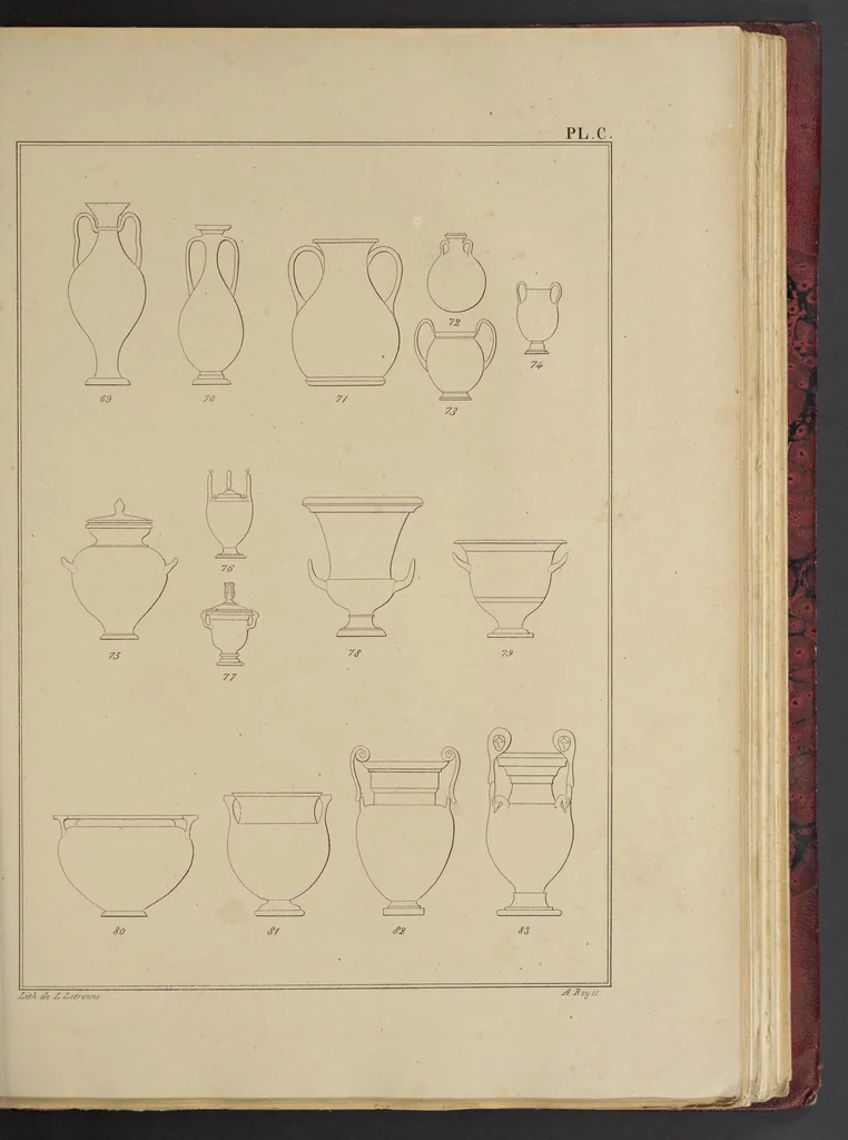 An illustration from Élite des monuments céramographiques; matériaux pour l'histoire des religions et des moeurs de l'antiquité;, 1844, leaf 446